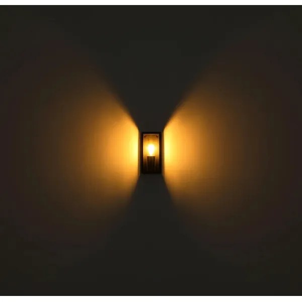 Globo 31982S - Applique da esterno LOGANA 1xE27/60W/230V IP44 nero