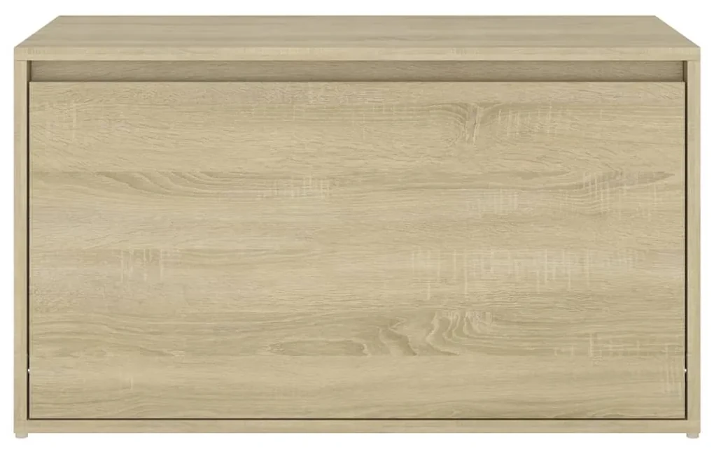Panca da ingresso 80x40x45 cm rovere sonoma truciolato