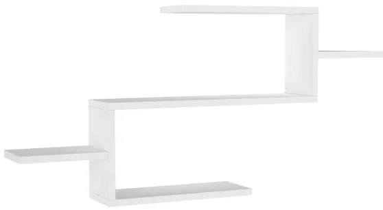 Mensola da parete TWIST 49,4x104 cm bianca
