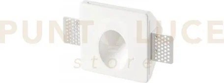 Segnapassi a incasso ariel bianco quadrato  1 luce attacco gu10 min...
