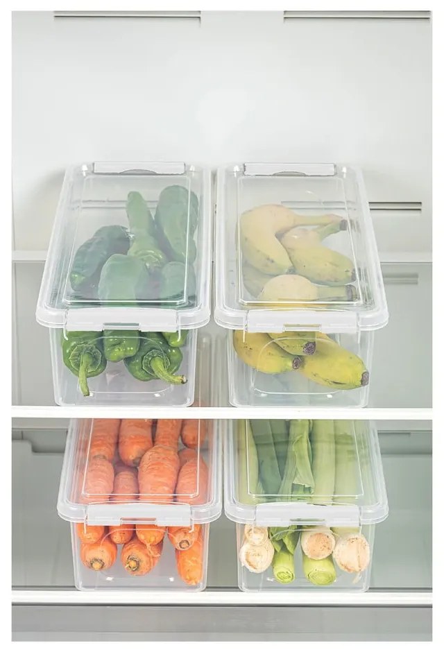 Set di organizer da frigo in plastica 4 pz - Hermia