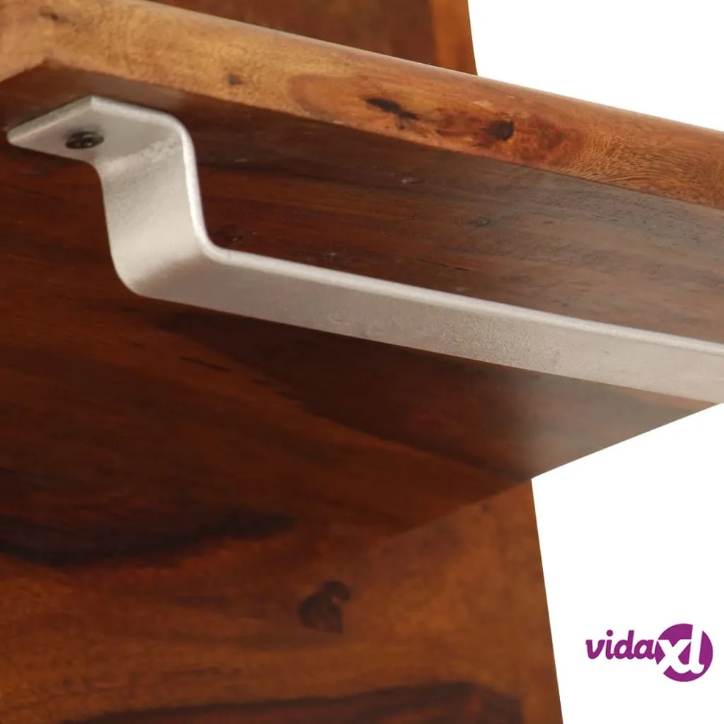 vidaXL Appendiabiti in Legno Massello di Sheesham 118x40 cm