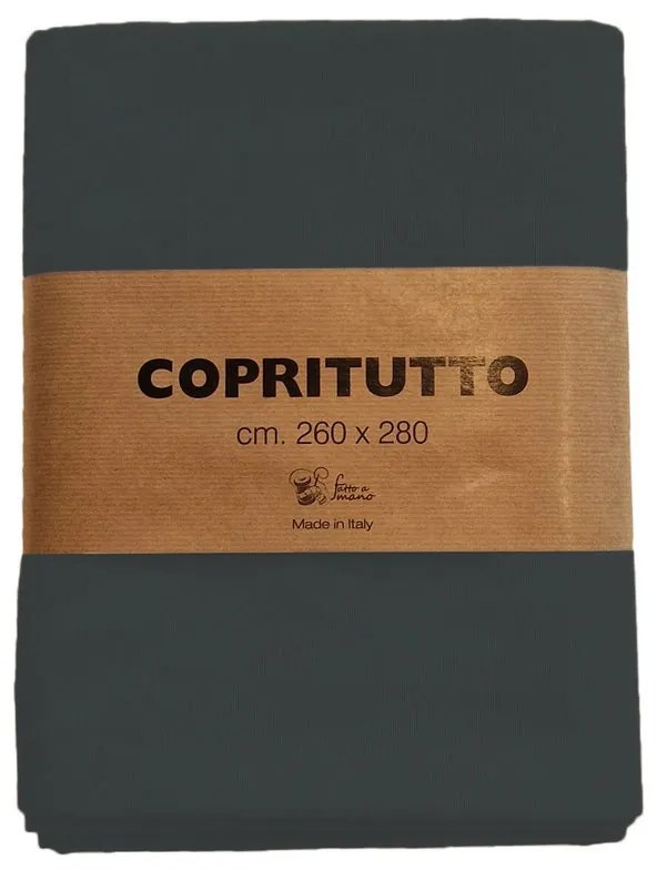 Coperta in Cotone Piazza grigio / argento, 260x 280 cm