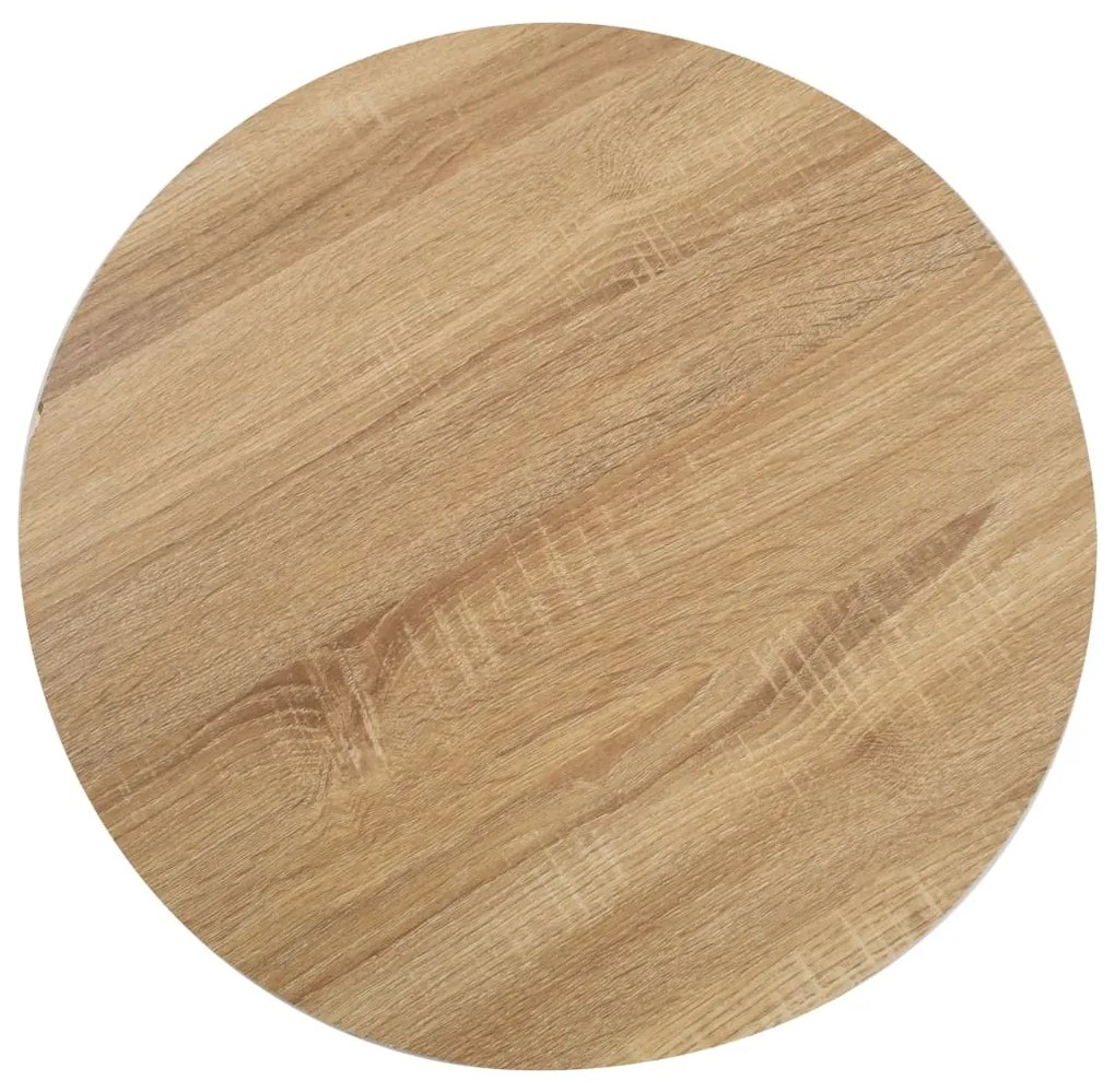 Tavolo da bistrot marrone chiaro 80 cm in mdf