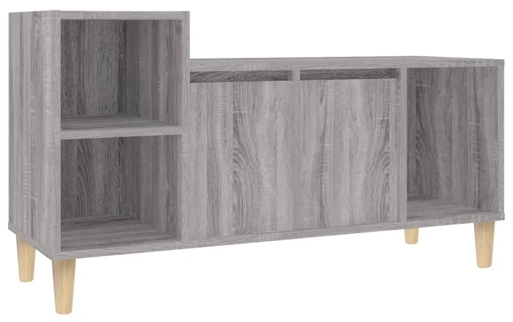 Mobile tv grigio sonoma 100x35x55 cm in legno multistrato