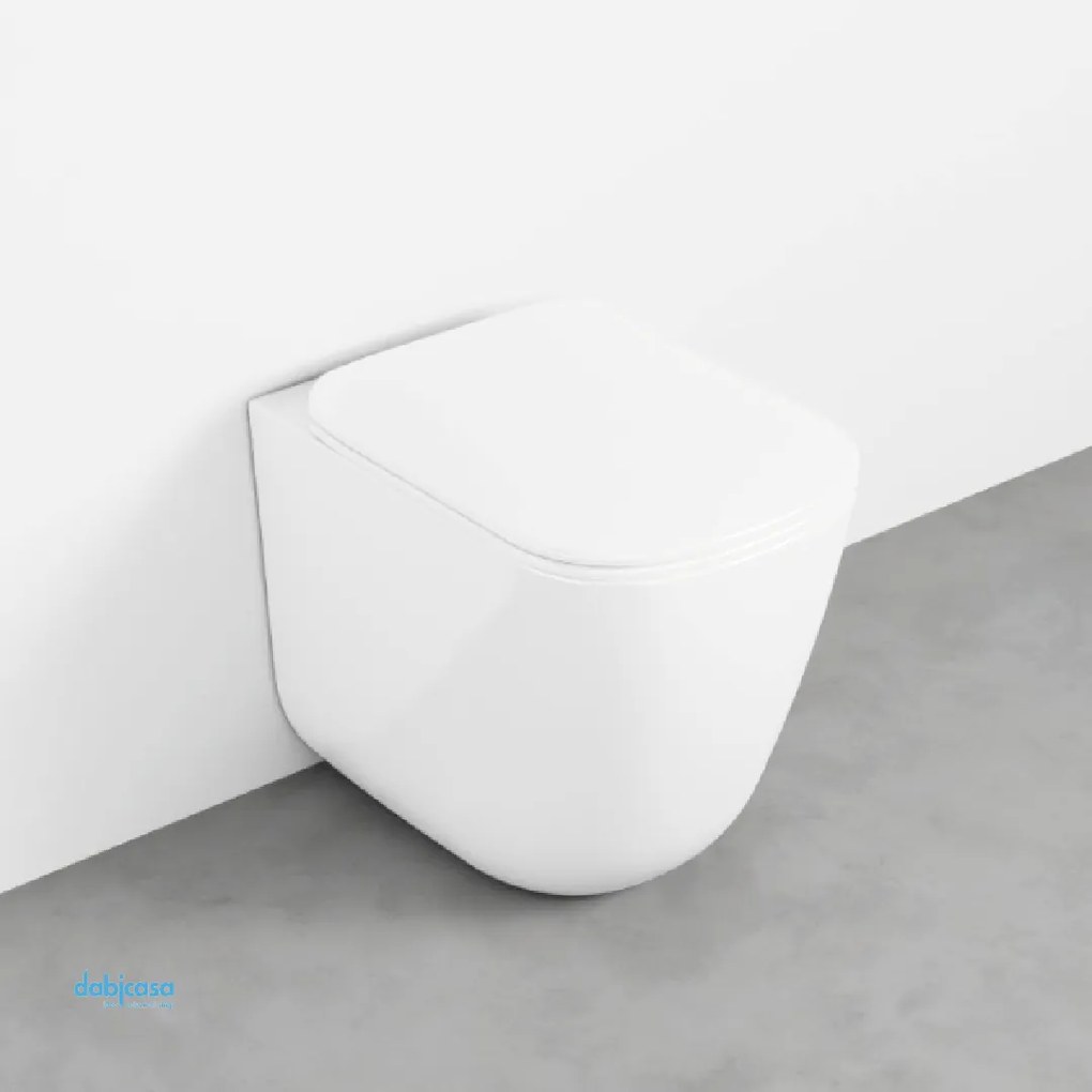 Ceramica Cielo "Era" Wc Da Terra Senza Brida Bianco Lucido