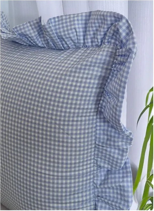 Federa decorativa in cotone 45x45 cm Ruffled – Mila Home