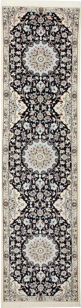 Nain Tappeto persiano 80x300 (Iran) Annodato A Mano