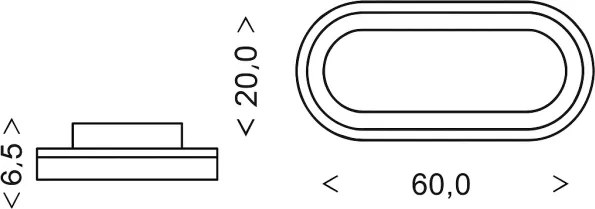 Brilagi - Lampada dimmerabile a LED TRIVARO LED/85W/230V 3000-6000K 20x60 cm + telecomando