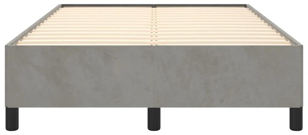 Giroletto grigio chiaro 120x200 cm in velluto