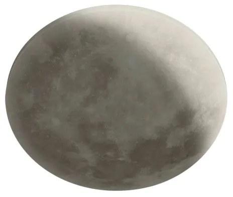 Plafoniera LED Lunar Ø 40 cm argento IP20 bianco caldo, 2000 lumen TRIO LIGHTING INTER
