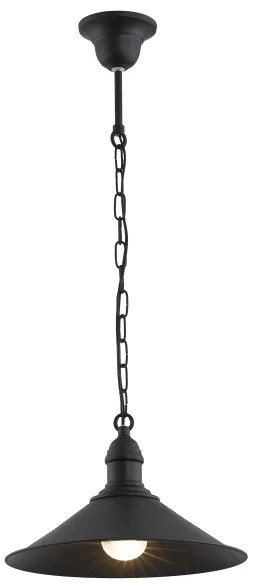 Argon 631 - Lampadario a sospensione con catena ERBA 1xE27/60W/230V