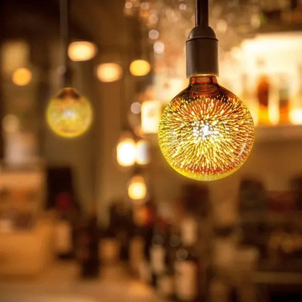 Lampadina LED 3D decorativa E27/4W/230V - Aigostar