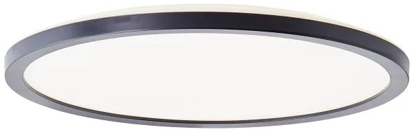 Brilliant - Lampada da soffitto a LED MILTON LED/18W/230V Ø 29,3 cm nera