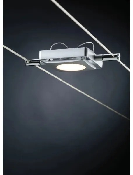 Paulmann 94107 - Set 4x LED da 4,3 W, faretto per sistema a cavo MAC 230 V