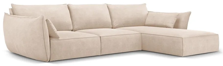 Divano angolare beige (angolo destro) Vanda - Mazzini Sofas