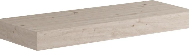 Top per lavabo Brera L 120 x H 9.8 x P 46 cm rovere chiaro mdf