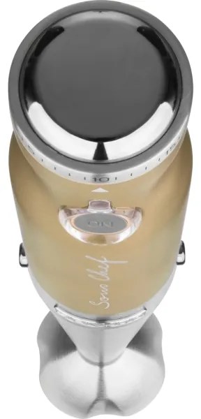 Sencor - Frullatore a immersione 4in1 1200W/230V acciaio inox/oro