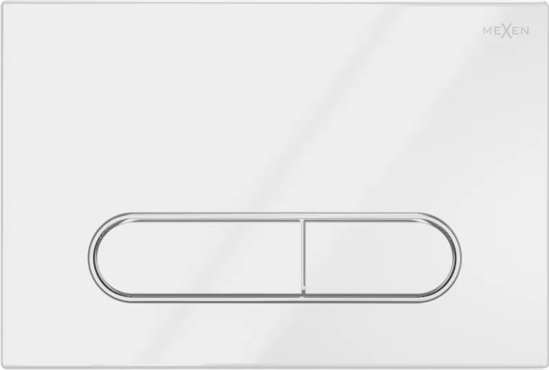 Mexen Fenix 11 pulsante di scarico, bianco lucido - 601100