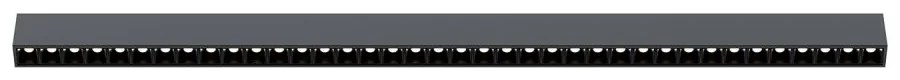 Plafoniera LED 40W 120cm, UGR16 CCT con driver Philips Bianca o nera Colore Bianco Variabile CCT, Colore del corpo Nero
