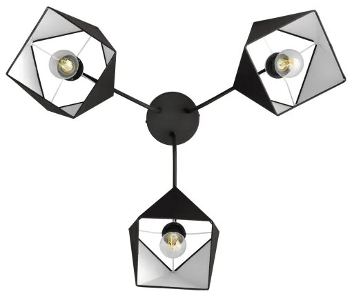 Lampadario ADAMANT 3xE27/15W/230V nero