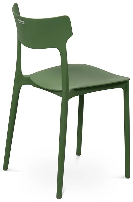 Sedia da esterno verde in plastica Biá – Bonami Essentials