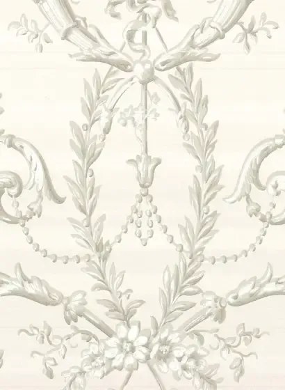Little Greene Carta da parati Versailles - Argent