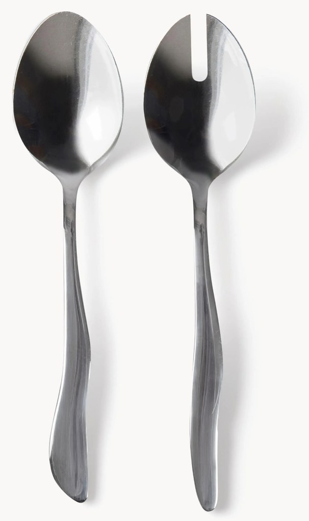 Set di 2 posate da insalata molto lucide Waverly