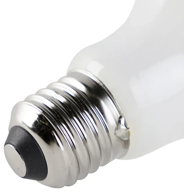 Set di 5 lampadine LED E27 dimmerabili vetro opalino 4W 320lm 2200K