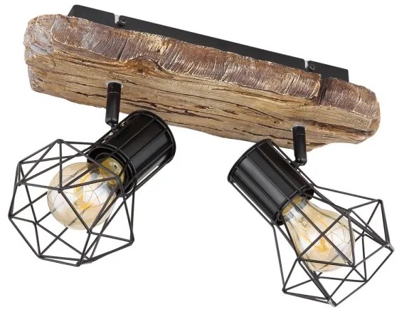 Globo 54017W-2 - Luce Spot PRISKA 2xE27/60W/230V