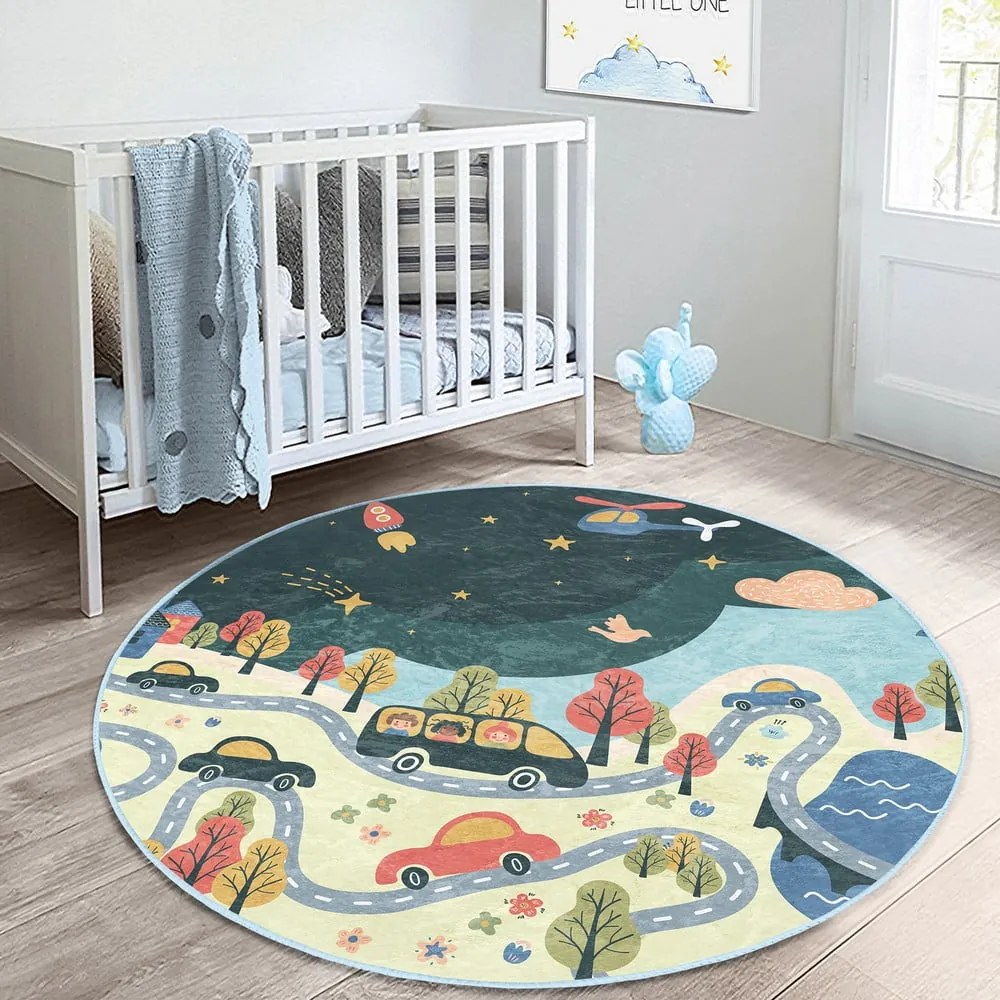 Tappeto per bambini ø 120 cm Comfort - Mila Home