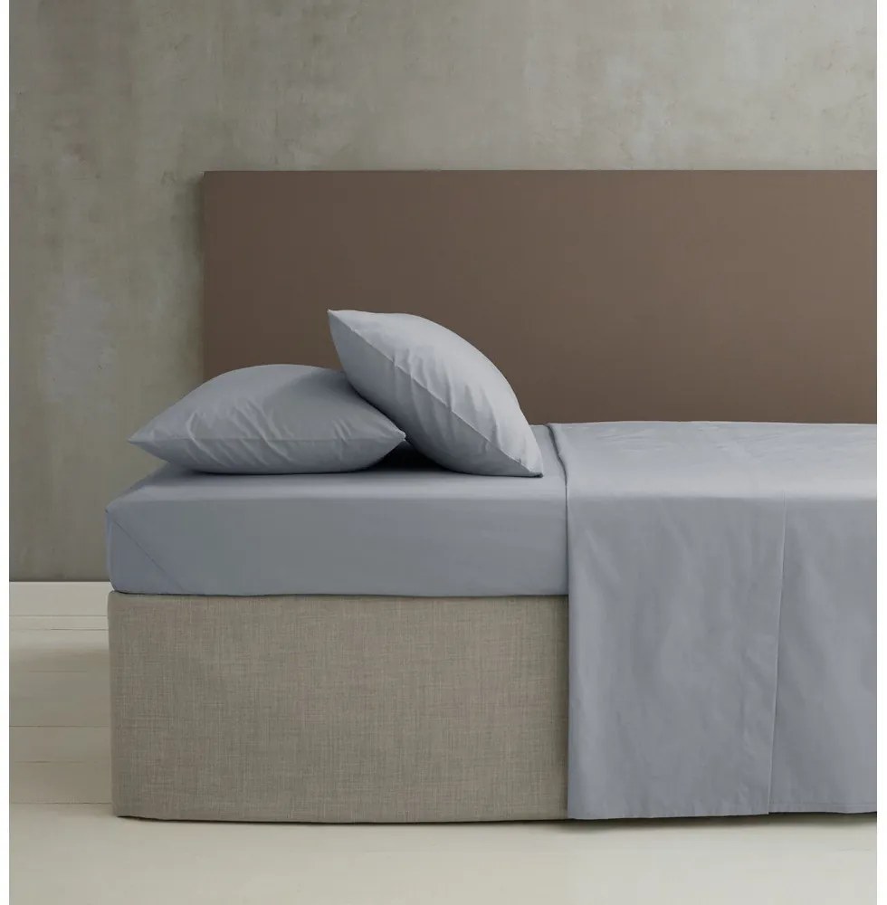 Lenzuolo con angoli grigio in percalle 90x190 cm Easy Iron Percale – Catherine Lansfield