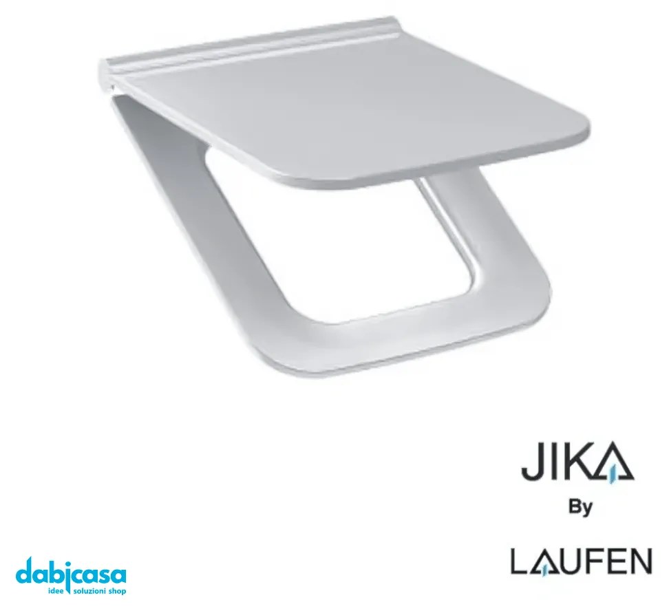 Laufen Jika "Cubito Pure" Copriwater slim Soft Close bianco lucido