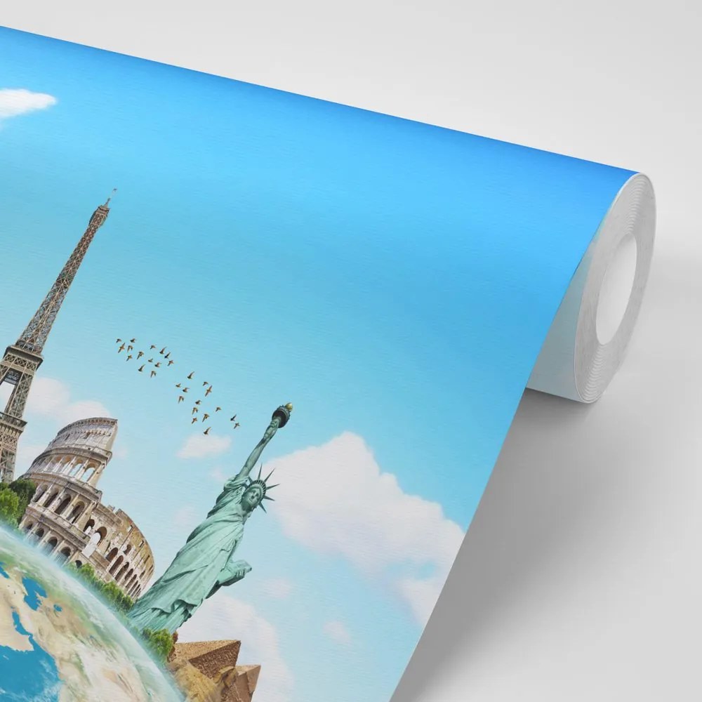 Carta da parati – Viaggio intorno al mondo