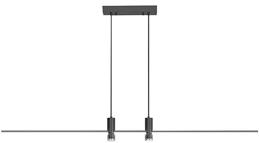 Lampadario LED a sospensione con filo LED/19W/230V 4000K nero