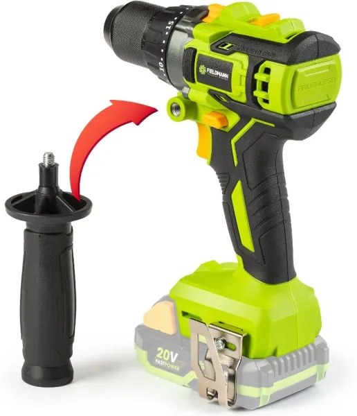 Fieldmann - Trapano a percussione a batteria 20V