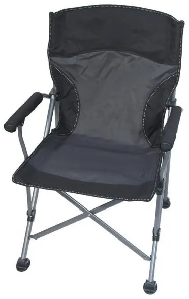 Sedia da campeggio pieghevole nera
