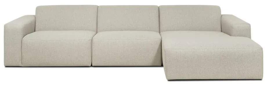 Divano con penisolare beige (angolo destro) Roxy - Scandic