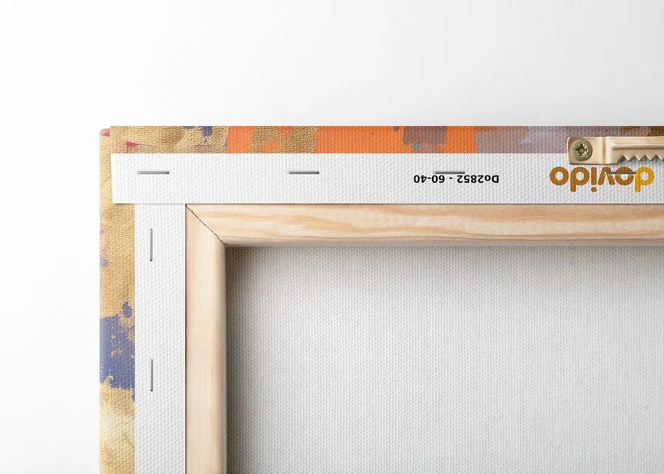 Stampa su tela – Tartaruga con imitazione di pittura