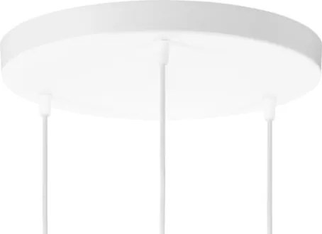 Brilagi - Lampadario sospeso con cavo RESNA 3xE27/60W/230V Ø 45 cm beige/nero