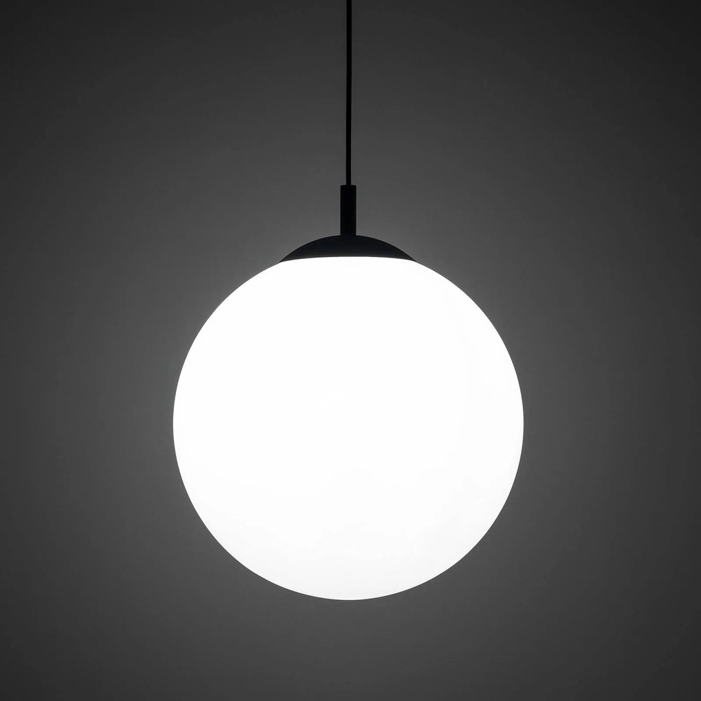 Lampada a sospensione in vetro Esme TK Lighting, dimmerabile, Bianco / Opale, Soggiorno / Sala da pranzo, Vetro, Moderno, Lampada a sospensione
