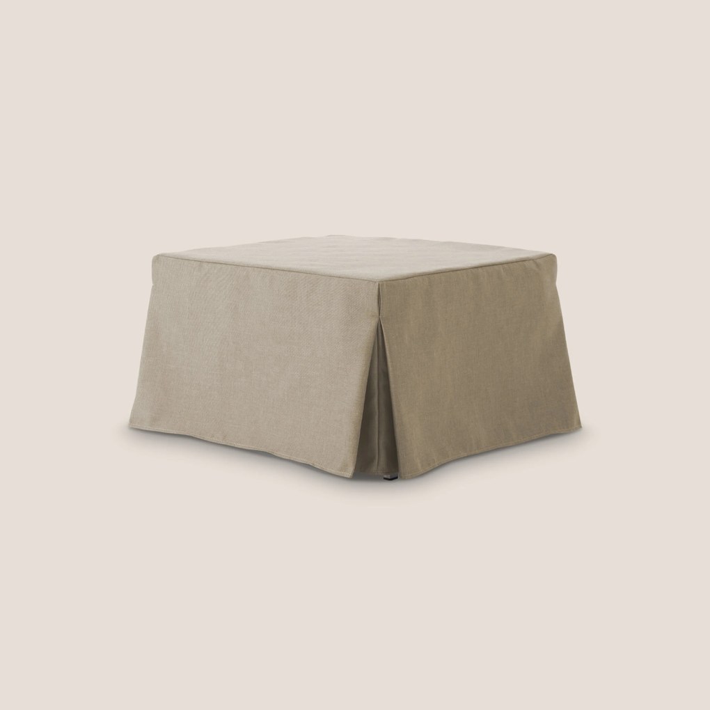 TIP-TOP Pouf LETTO in TESSUTO impermeabile T13 beige