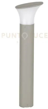 Paletto ares h.52cm silver  1 luce attcco e27 d.17,5cm