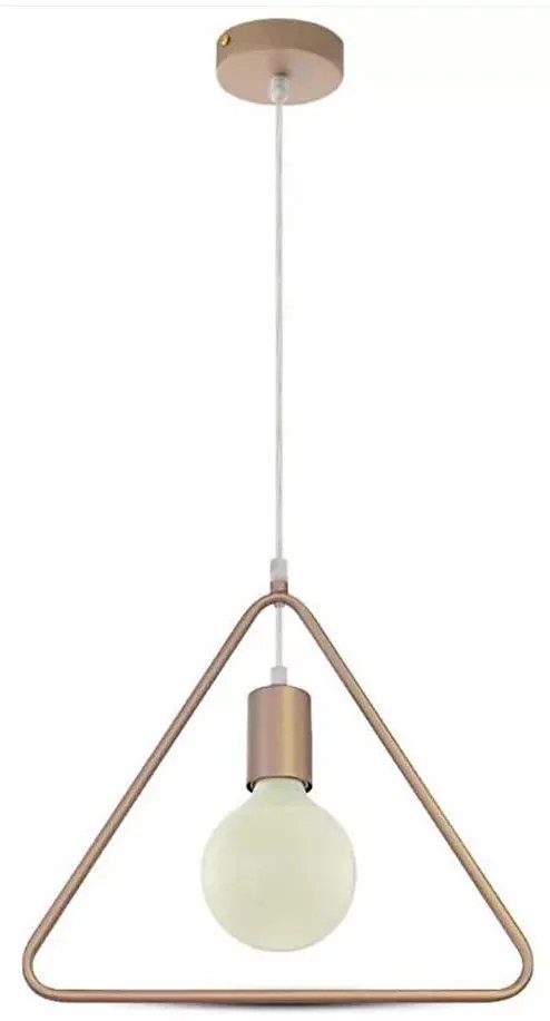 Lampadario su filo 1xE27/60W/230V triangolo