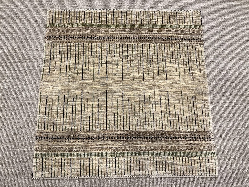 Loribaft Tappeto 110 x 100 Beige (Iran) Annodato A Mano