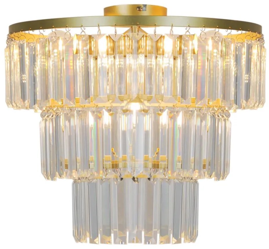 Zuma Line P17127-4-GD - Lampadario a plafone TIFANNY 4xE14/40W/230V oro