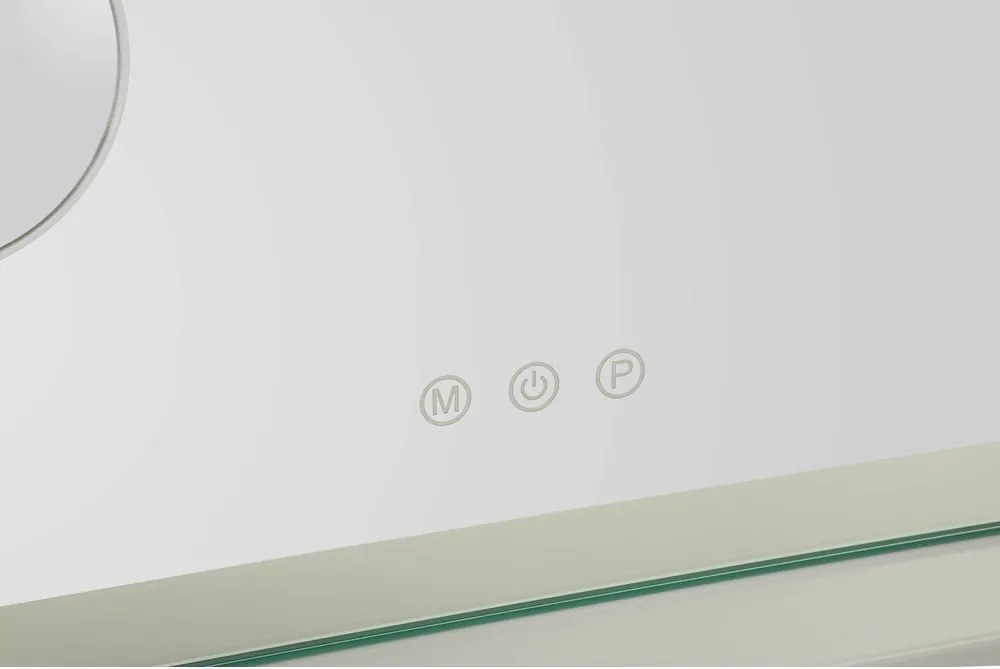 Specchio da parete con illuminazione/con ripiano 55x43 cm Hollywood – Mauro Ferretti