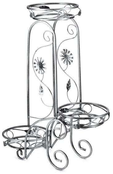 Portafiori 88x65 cm argento