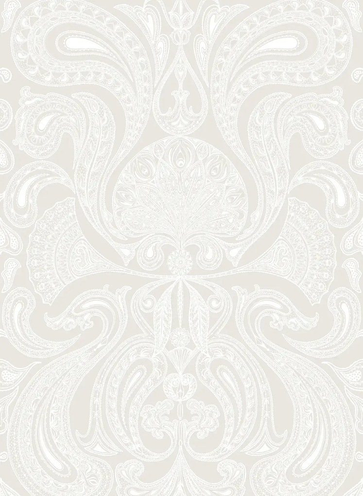 Cole & Son Carta da parati Malabar - White on White