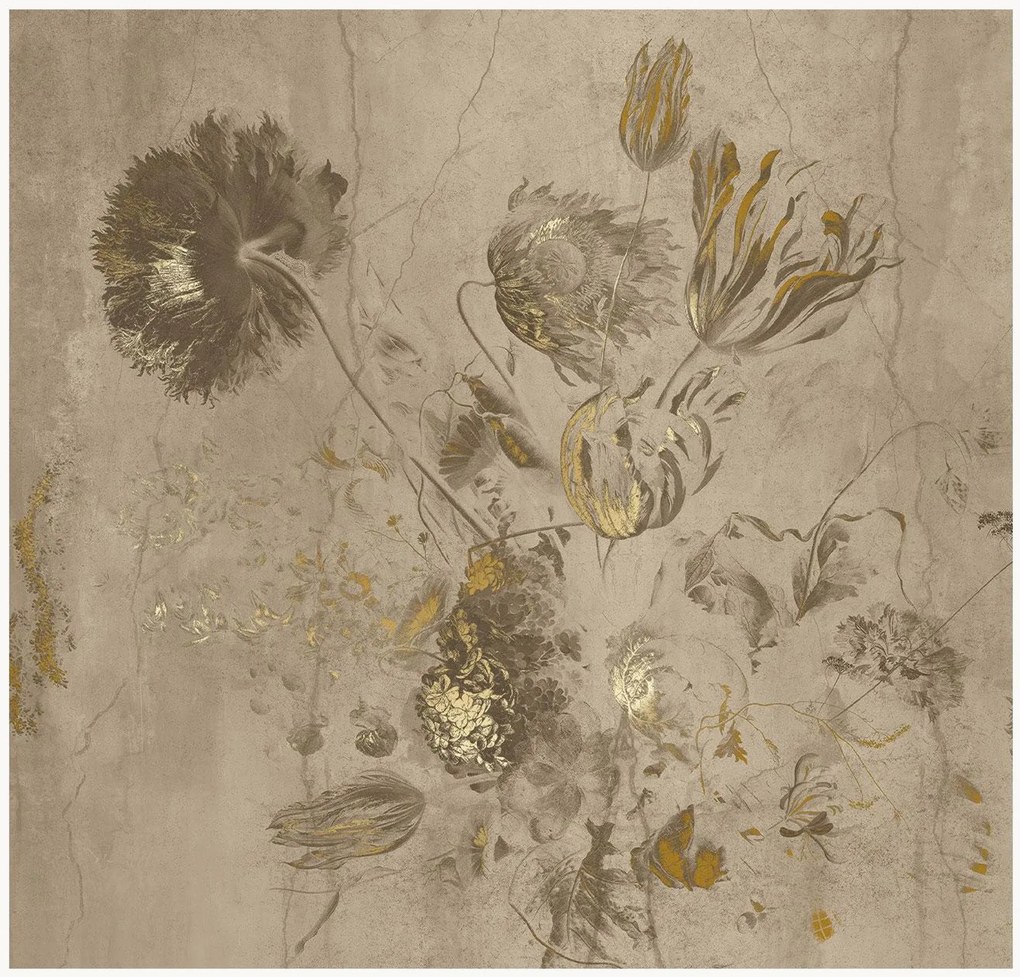 Carta da parati Frans Uyterlinde - Fresco Flowers
